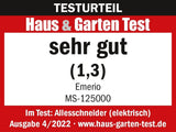 Emerio allessnijder "Made in EU" MS-125000, roestvrijstalen mes gemaakt in Duitsland, verstelbaar 0-17 mm, 100 W Shredders en Slicers Naty Shop