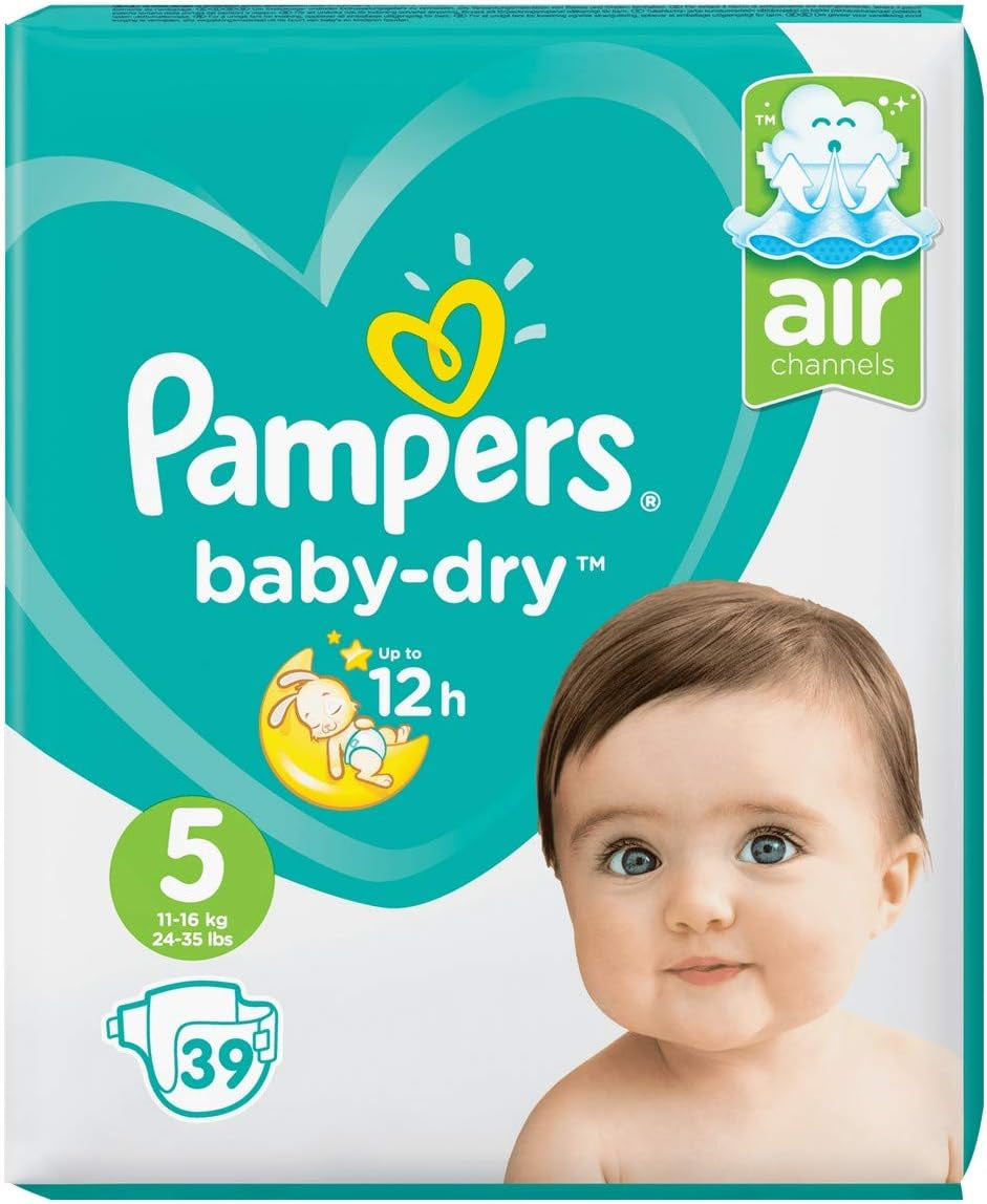 Luiers Pampers 81657566 Baby-Dry broek, wit