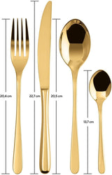 Sambonet 52553G81 - Taste Golden bestekset 24-delig Kitchen Naty Shop