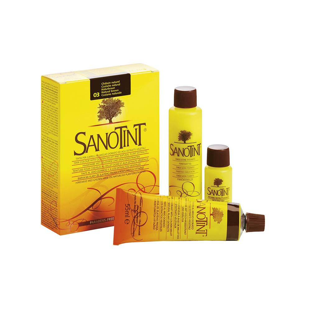TINTA SENSITIVE COLOR 03 NATURAL BRUIN - 3 pakjes - 3 x 125 ml Haarverf Naty Shop Standaard titel