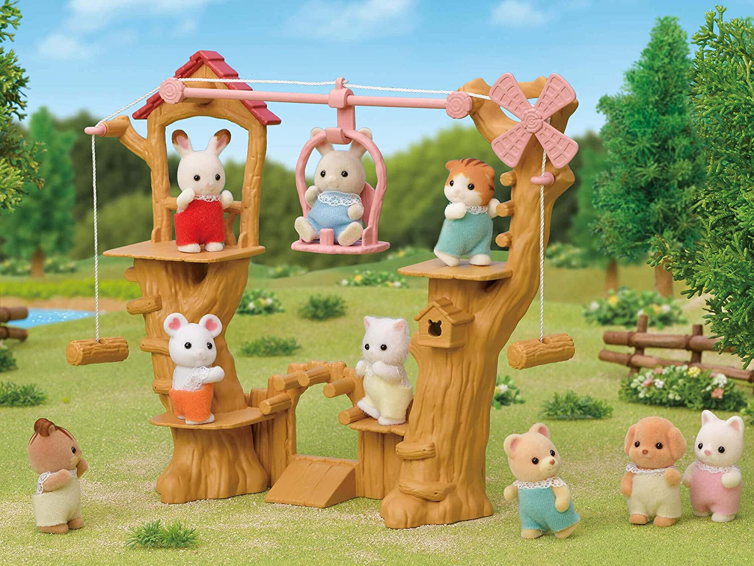 Sylvanian Families 5452 Babykabelbaan - Poppenhuisspeelset Poppen Naty Shop