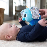 LAMAZE Olifant Puffaboo, pasgeboren speelgoed, zintuiglijk babyspeelgoed, cadeau voor nieuwe ouders, ontwikkelingsspeelgoed voor 3 maanden jongens en meisjes, L27467 Babyspeelgoed Naty Shop
