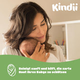 Kindii Natural Balance vochtige doekjes voor baby's – (1 x 60 st.) Vochtige doekjes voor baby's en kinderen – Beschermend, Aloë Vera, delicate geur – 60 st.