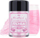 Kicofood, eetbare glitters, 5 gram, diverse kleuren Glitter Naty Shop Roze