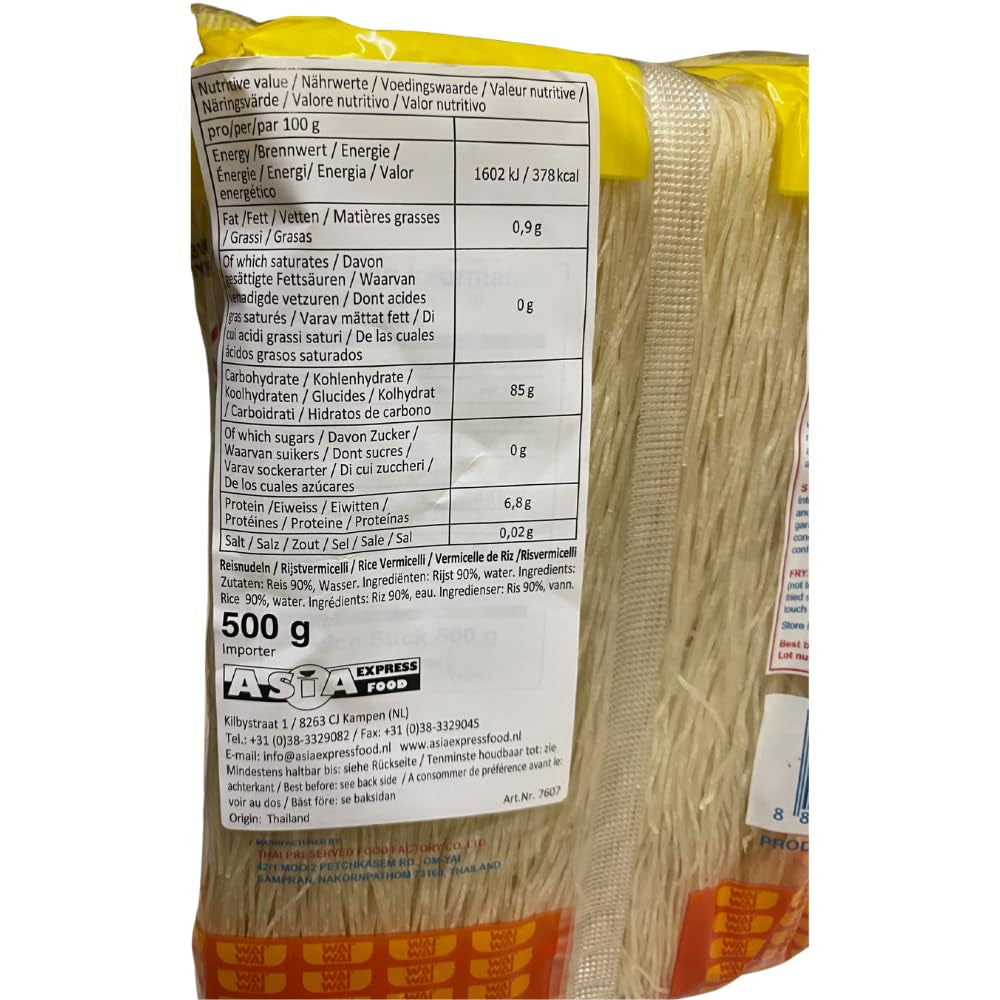 THAILAND - Rijstvermicelli in Chinese stijl, (1 X 500 GR)