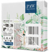 PAW - 3-laags servetten (33 x 33 cm) I 20 stuks I Perfect voor verjaardagen, feesten, bruiloften, communies en feestdagen I Gekleurde papieren servetten - Bloemen, Rozen I Kleur: Floral Moments (Pack van 2)