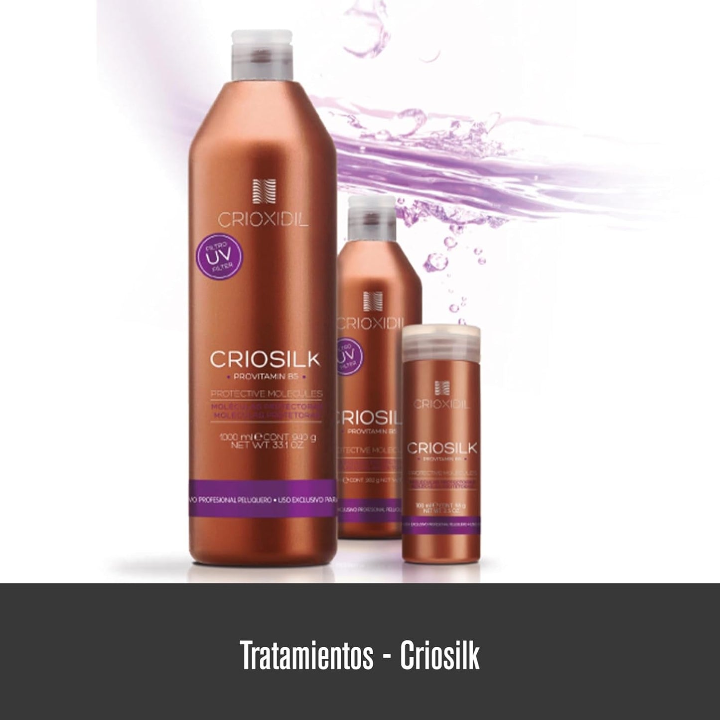 Criosilk haarconditioner, 300 ml, met provitamine B5 en zijdeproteïnen, geeft beschadigd haar soepelheid en glans, hydrateert en regenereert het haar Naty Shop haarmasker