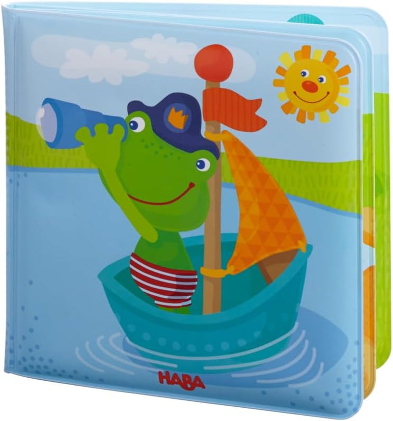 HABA 302634 Kapitein Kikker 2 badboekje, peuterspeelgoed Jucarii Bebe Naty Shop Standaard titel