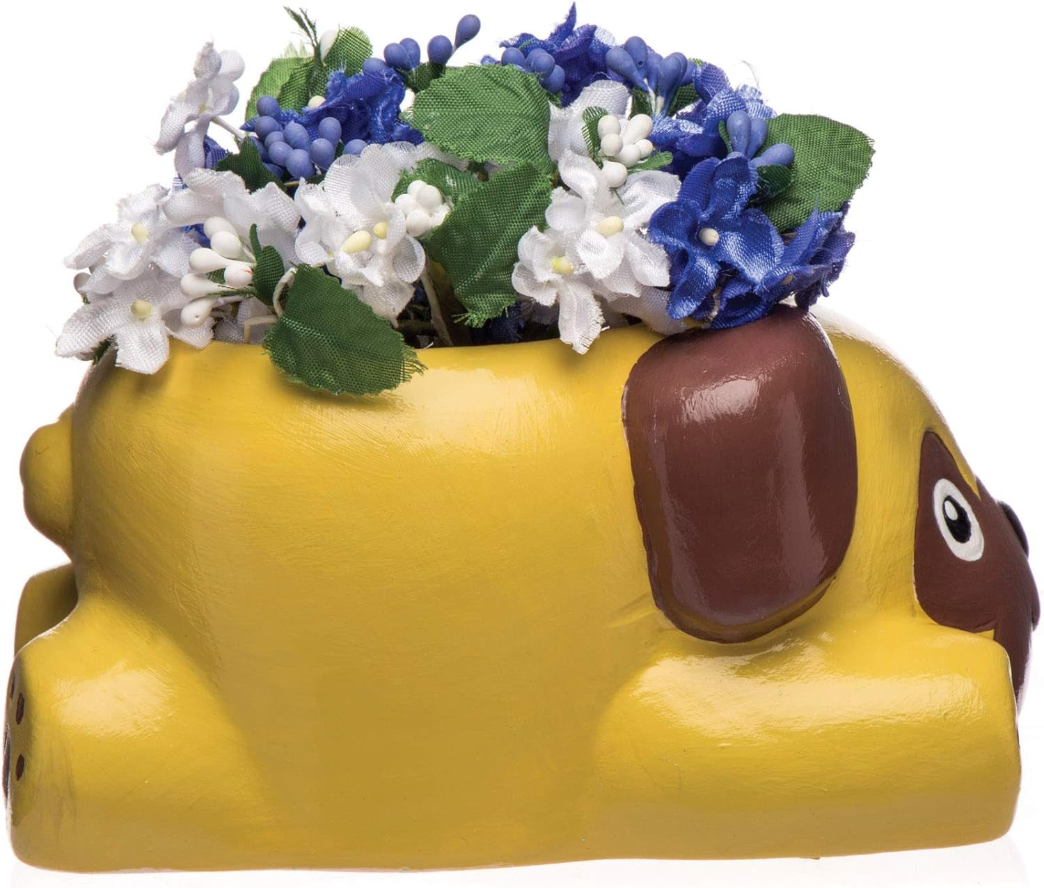 Baker Ross 'Pug' keramische potten (2 stuks) - voor kinderen om te schilderen, te versieren en als cadeau te geven