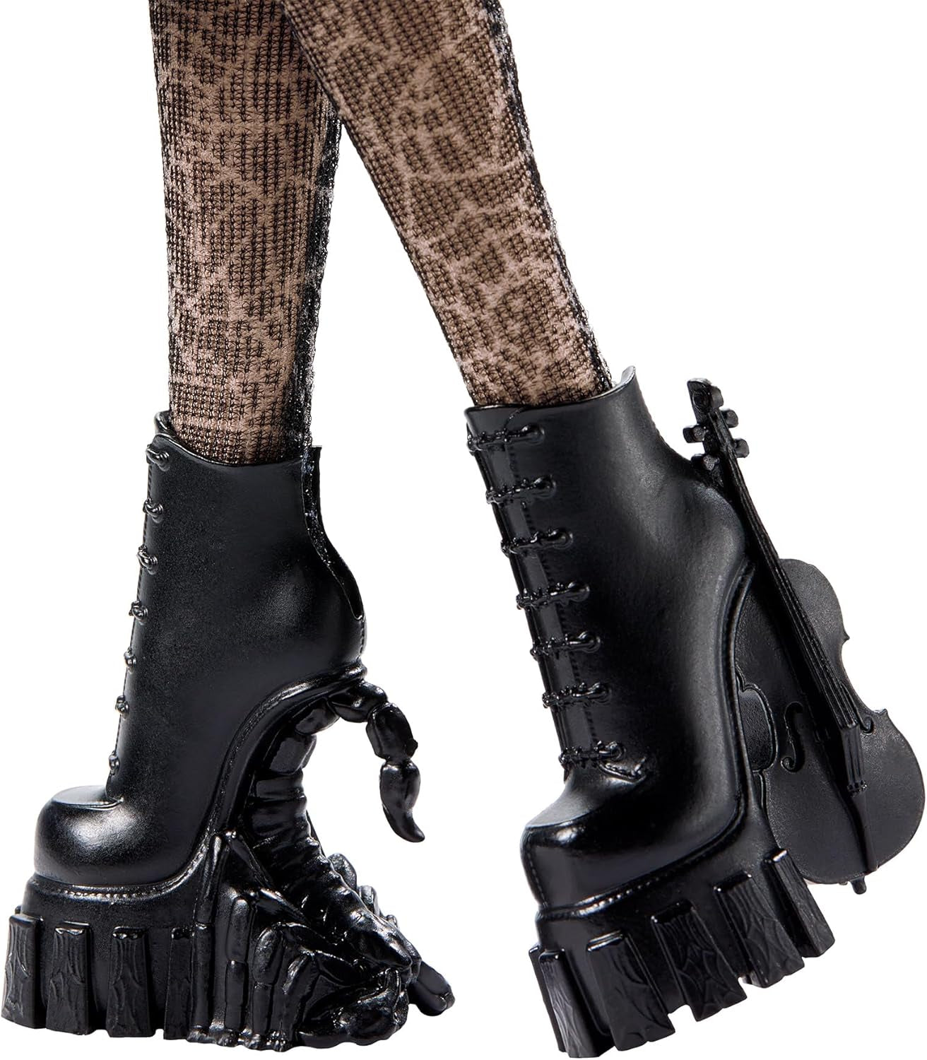 Monster High Wednesday-pop en accessoires Wednesday Addams verzamelfiguur in Nevermore Academy-uniform met ijskoude hand en rugzak-poppenstandaard HXJ04 Naty Shop-poppen