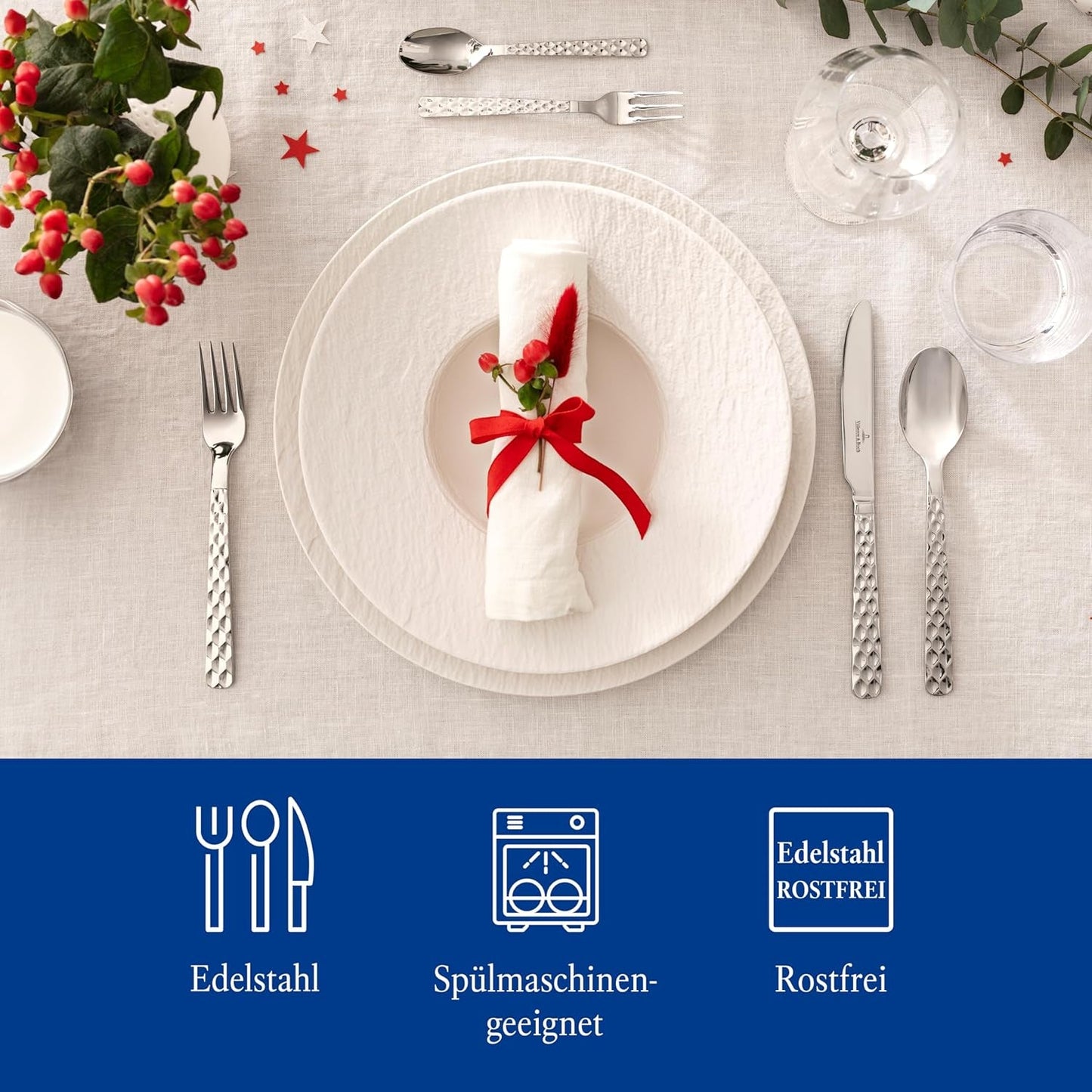Villeroy & Boch - Boston bestekset 30-delig, 6 personen Keuken Naty Shop