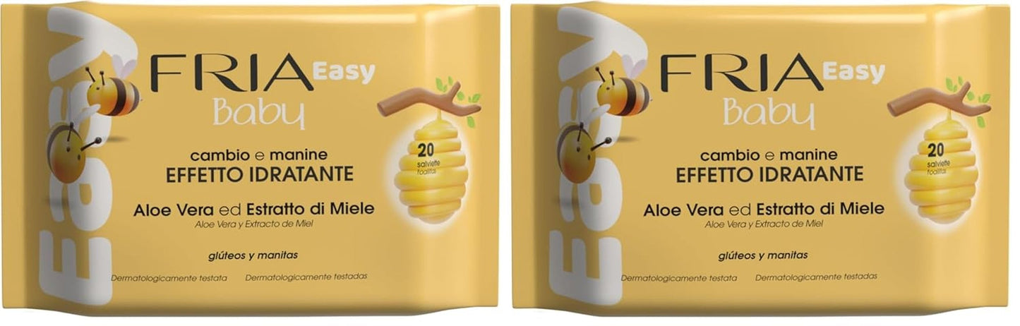 Gemakkelijke babydoekjes met aloë vera en honingextract Huidbevochtiger, dermatologisch getest, verpakking van 330 doekjes