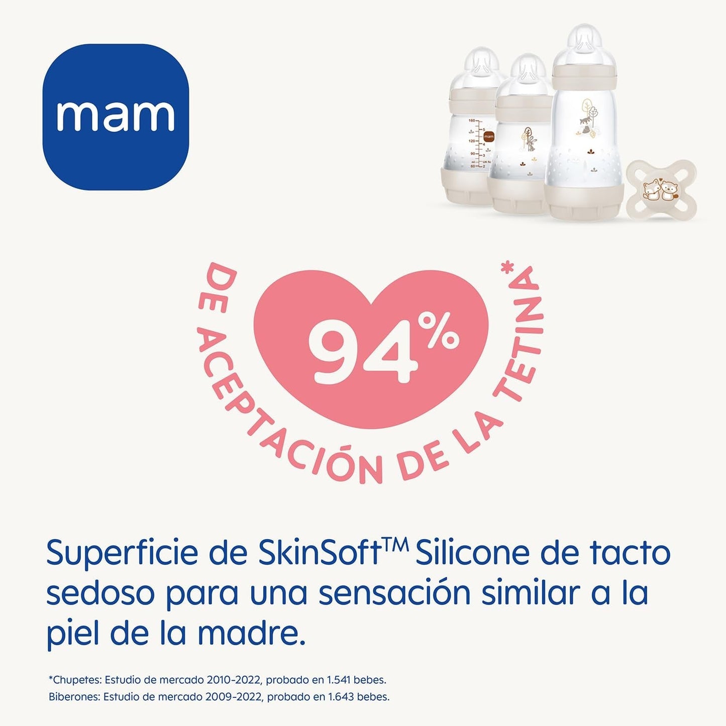 MAM Newborn Set, Cadeauset, bestaande uit: 2 x Anti-Krampjesfles 160 ml, 1 x Anti-Krampjesfles 260 ml, 1 x Originele Start Fopspeen, 1 x Broche voor speen, vanaf 0 maanden, Neutro