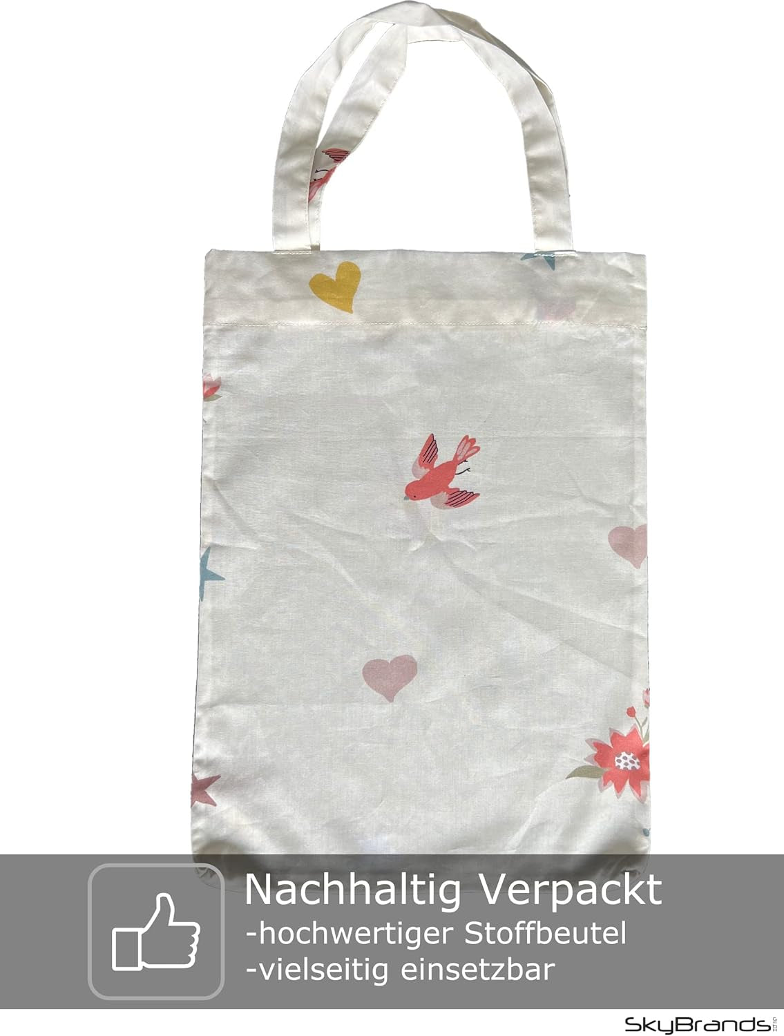 Skybrands Bettwäsche Prinzessin 135X200 [Mit Beutel] Einhorn Mädchen Bettwäsche Baumwolle 2 TLG. 1X Bettbezug 1X Kissenbezug Naty-winkel