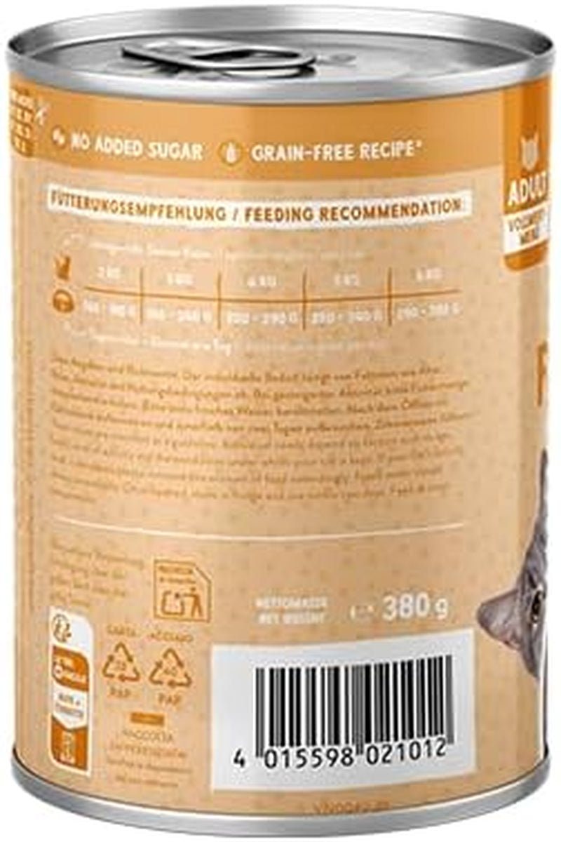 Sanabelle Gourmet Natvoer in Pot met Gans en Kip | 6 x 380 g | 2,28 kg