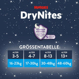 Huggies DryNites Nachtelijke bedplasluiers voor meisjes van 13 tot ongeveer 17 jaar (48-60 kg) 33 stuks (3 x 11) Jumbo Maandpakket XL Luierslips