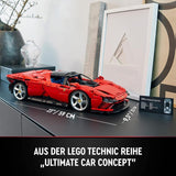 LEGO Technic Ferrari Daytona SP3 modelbouwset, schaal 1:8, rode supersportwagen, uitgebreid automodel, verzamelobject, ultiem autoconcept 42143 Bouwsets Bekijk de LEGO-Store