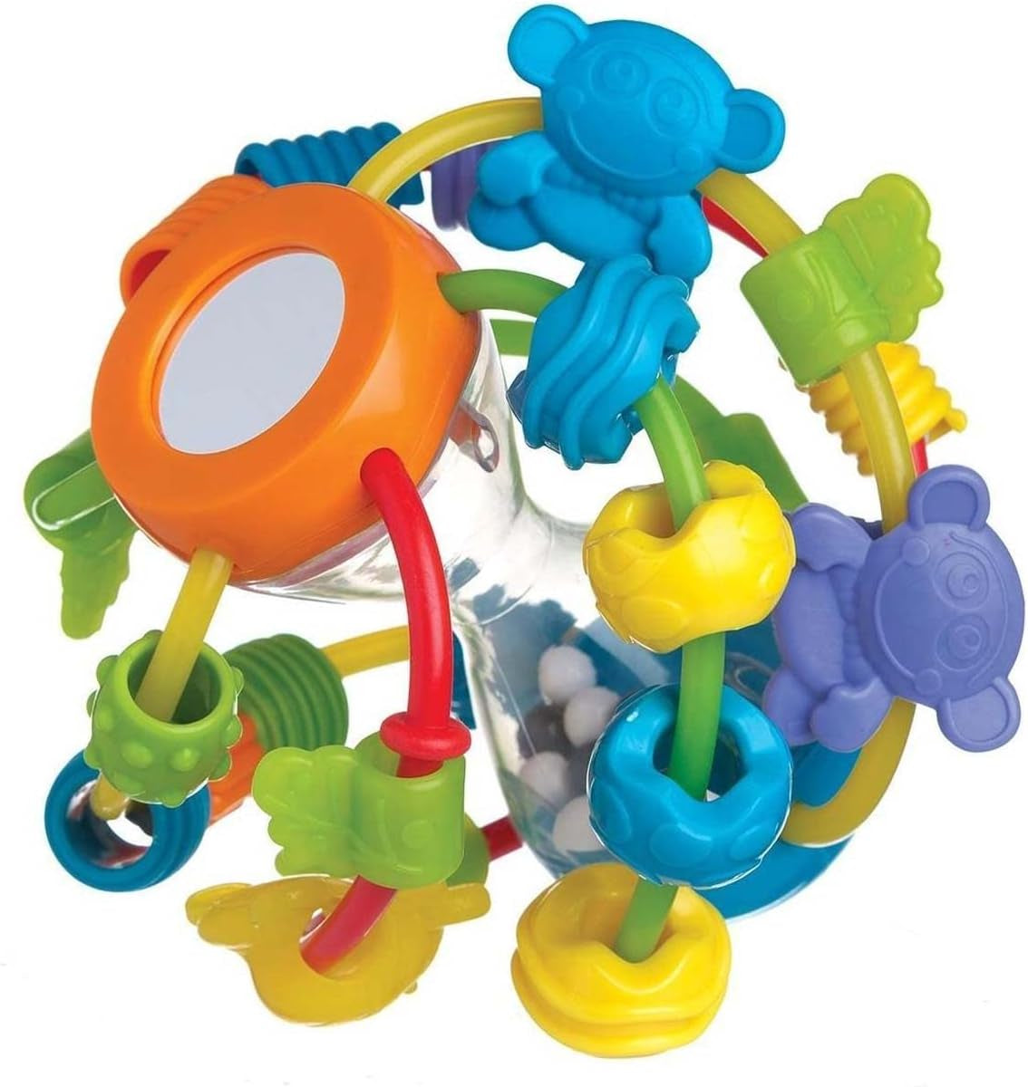 Playgro rammelaarbal voor kinderen - rammelaarbal voor kinderen - rammelaarbal voor kinderen - rammelaarbal - motoriek - speelgoed voor kinderen - motoriek voor kinderen - kleurrijk Speelgoed Bebe Naty Shop Speel en leer