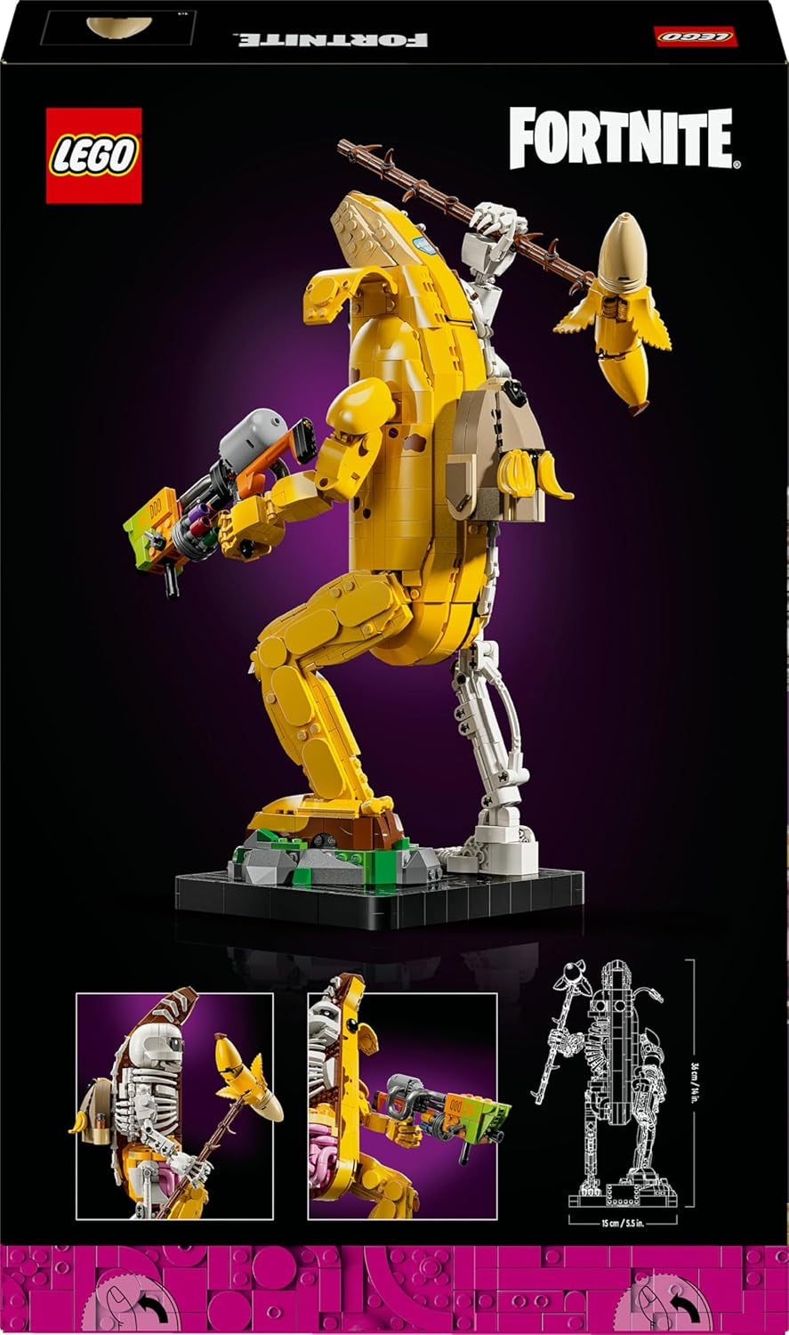 LEGO Fortnite bone shali - Inclusief verfwerper en komprikker - Collector's item voor fans van videogames - Bouwset voor volwassenen als decoratie voor thuis of op kantoor - 77072 Bouwsets Besuche den LEGO-Store