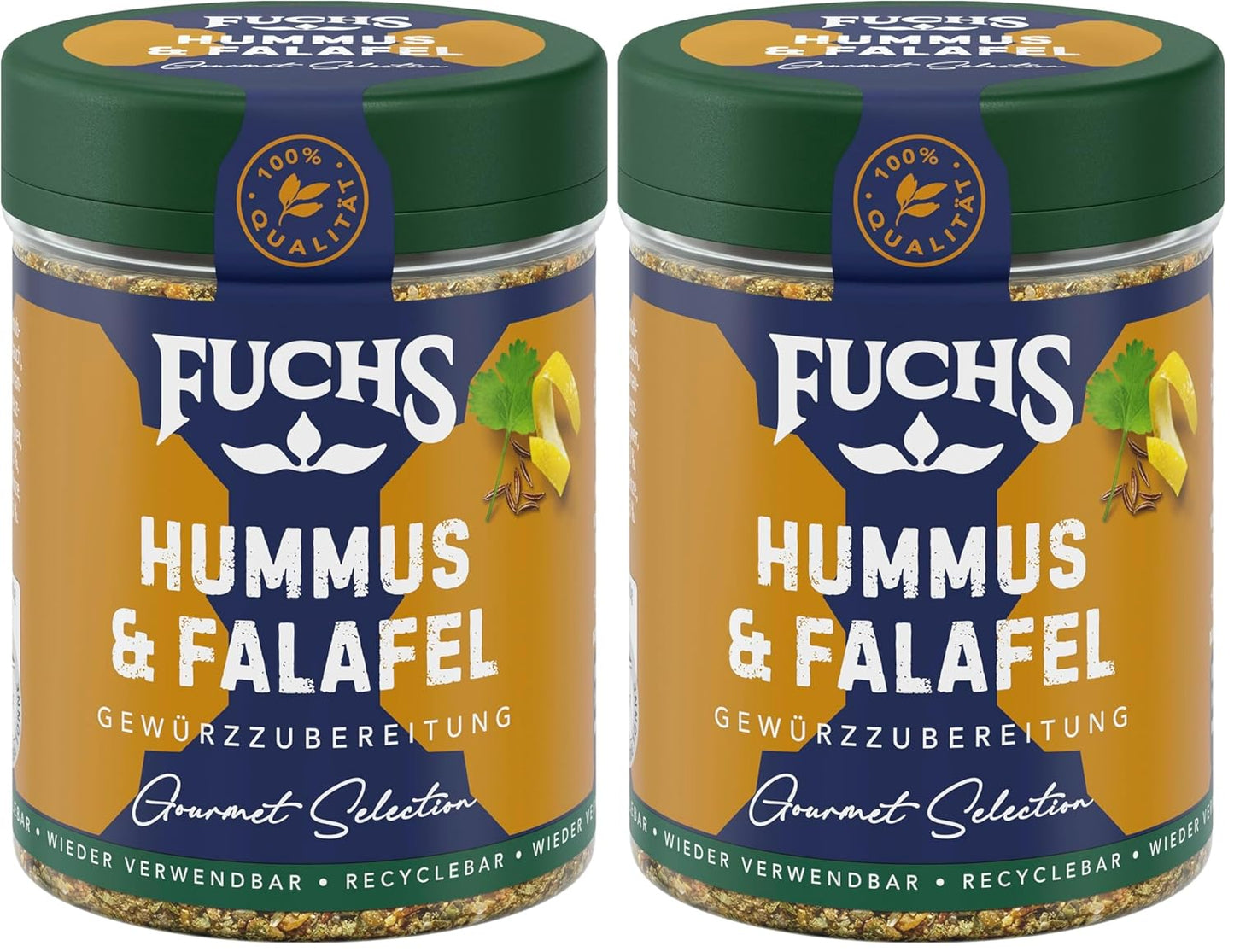 Fuchs Kruiden Gourmet Selectie Midden-Oosten/Afrika - Couscous en Bulgur Kruidenmix Hervulbare Kruidenmix voor het kruiden van Bulgur Gerechten Vegan 55g