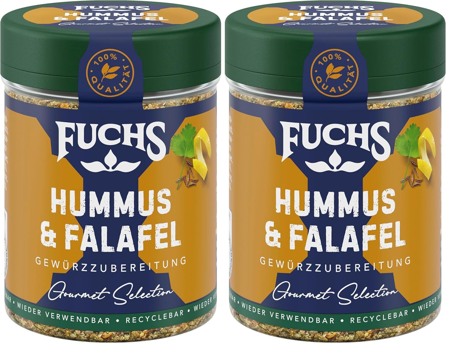 Fuchs Kruiden Gourmet Selectie Midden-Oosten/Afrika - Couscous en Bulgur Kruidenmix Hervulbare Kruidenmix voor het kruiden van Bulgur Gerechten Vegan 55g