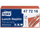 Tork 477840 Lime lunchservetten / 2-laags servetten voor kleine maaltijden of snacks / geavanceerde kwaliteit / 10 X 200 (2000) papieren servetten / 32,6 X 33 cm (L X B) / 1/4 vouw
