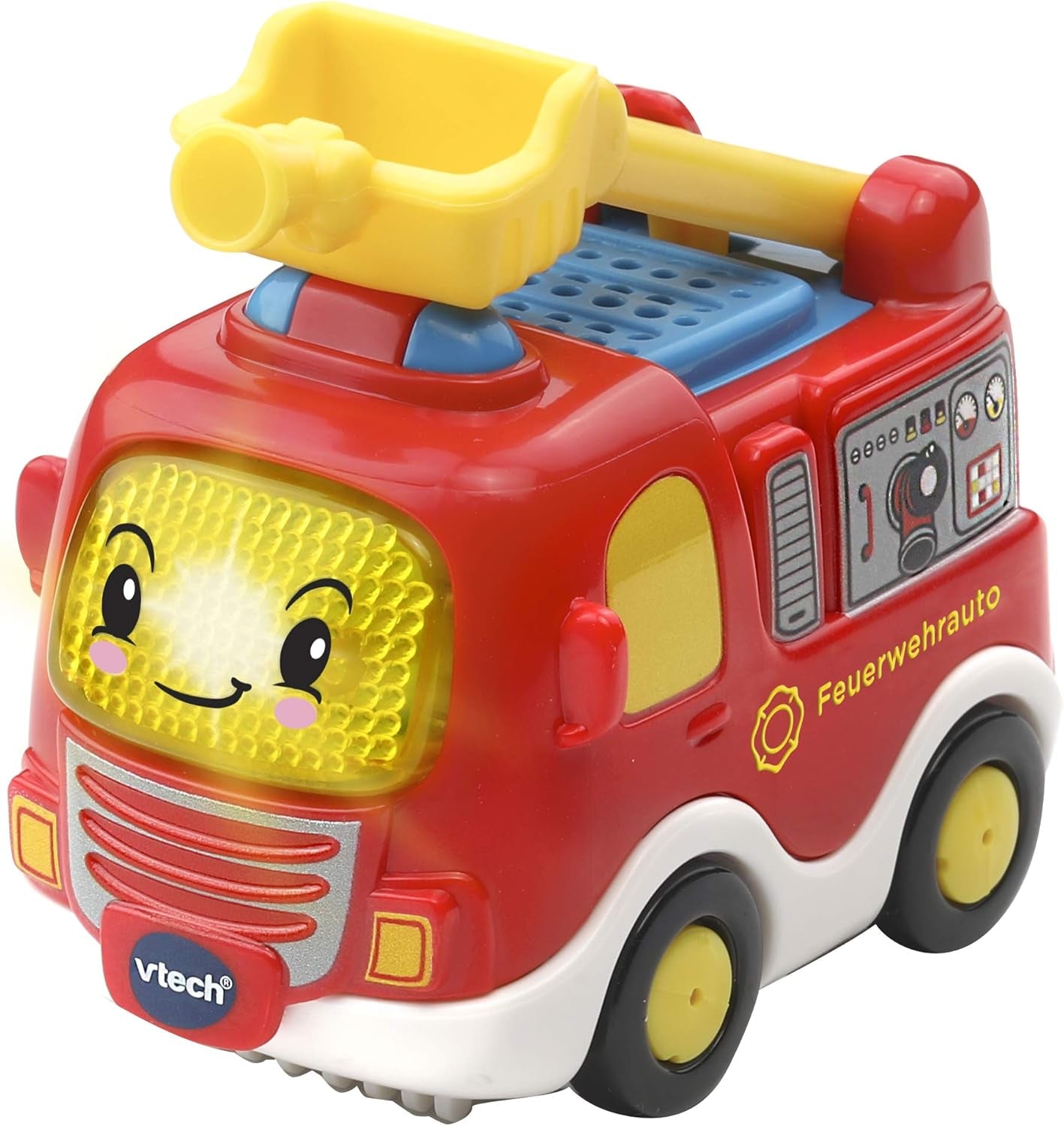 Vtech TUT TUT Baby Flitzer - Politie - Voor 1-5 jaar & TUT TUT Baby Flitzer - Brandweerwagen - Speelgoedauto met muziek, lichtknop, zinnen en interessante geluiden - Voor 1-5 jaar Babyspeelgoed Naty Shop