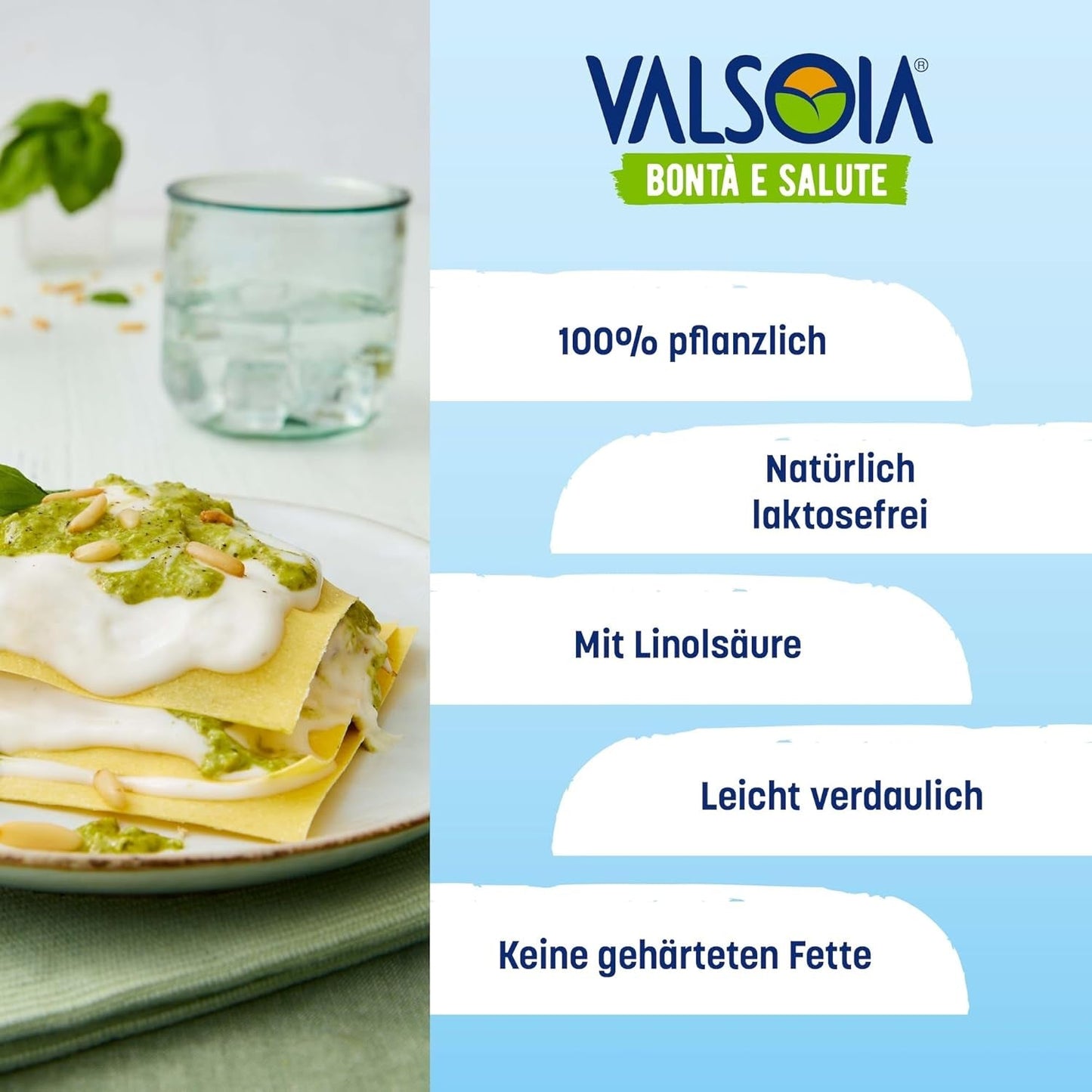 Bechamelconditioner, Lactosevrije Bechamel, Veelzijdig in koken, Ideaal voor veganisten en vegetariërs, 6 x 200 ml