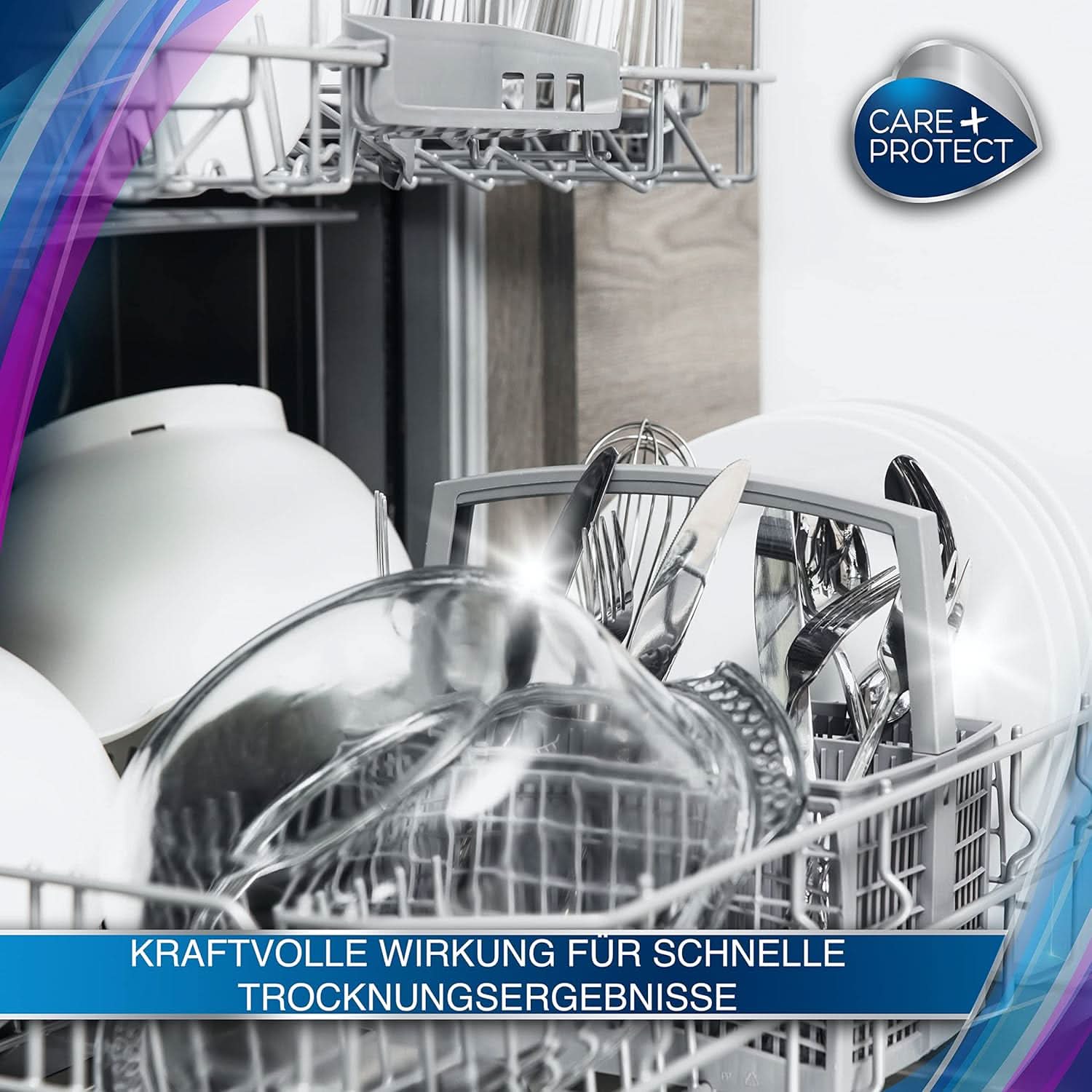 CARE + PROTECT- Extra Shine Universeel Glansmiddel voor vaatwassers / Voor alle vaatwassers / Sneldrogend / 500 ml Keukenwasmiddelen Naty Shop