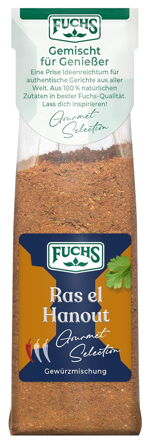 Fuchs Kruiden Gourmet Selectie Midden-Oosten/Afrika - Couscous en Bulgur Kruidenmix Hervulbare Kruidenmix voor het kruiden van Bulgur Gerechten Vegan 55g