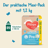 Milupa Milumil Pre, Melkpoeder voor baby's - Met belangrijke voedingsstoffen en zonder palmolie - 800 g Naty Shop