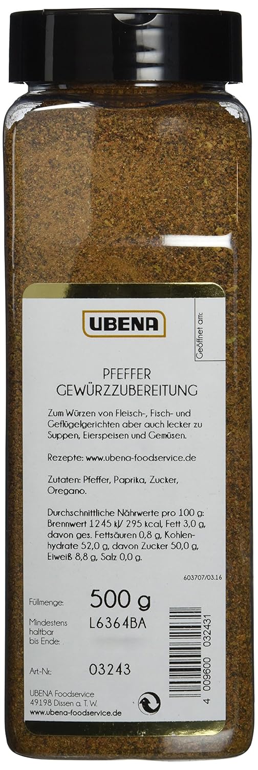 Ubena Pittige Peper 500 g - Versheid en kwaliteit