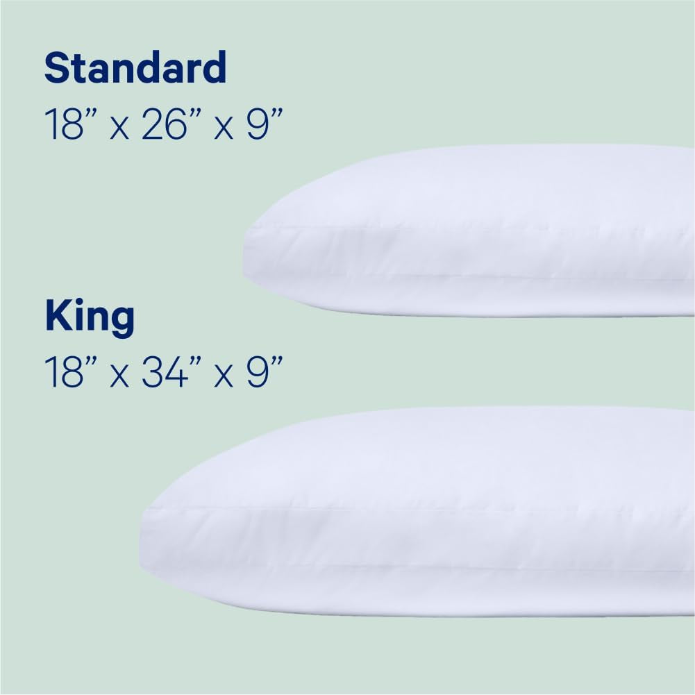 Casper Sleep Original slaapkussen, kingsize, witte Naty Shop standaard kussens