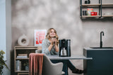 Melitta Look Therm - Espressomachine met filter, thermische karaf en afneembaar waterreservoir, voor maximaal 10 koppen koffie, zwart