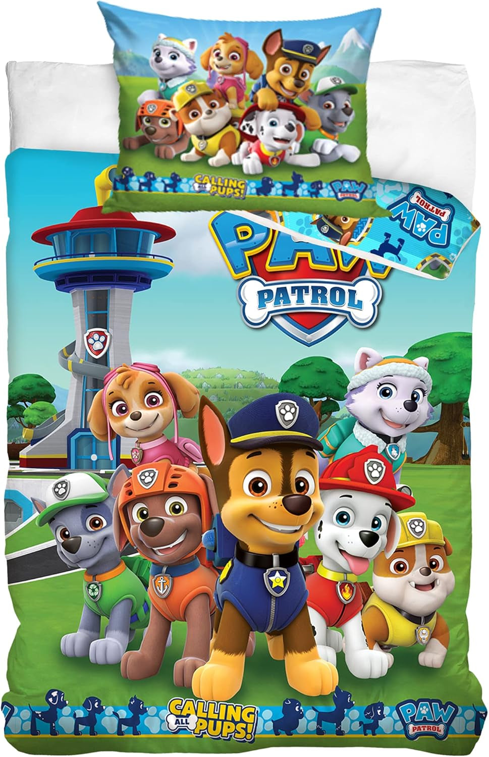 Bettbezug Bettbezug 100X135 40X60 Baumwolle · Compatibel met Paw Patrol Baby Kinderbettwäsche Für Mädchen en Jungen · 2 Teilig · 1 Kissenbezug 40X60 + 1 Bettbezug 100X135 Cm Naty Shop Standaardtitel