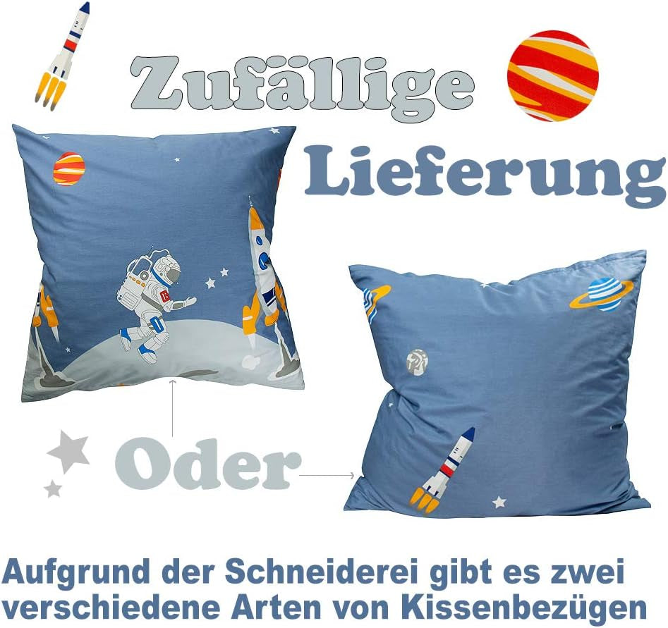 Beddengoed voor kinderen jongens met verschillende patronen, 100% katoen Beddengoed - kinderen Naty Shop