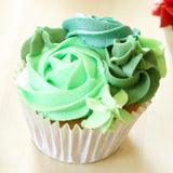 Sugarflair Pasta kleurstof, groen, set van 4, kleurstof voor pasta, fondant, marsepein, suikerpasta, botercrème en meer: ​​Ilex groen, lentegroen, sparrengroen, feestgroen - set van 4