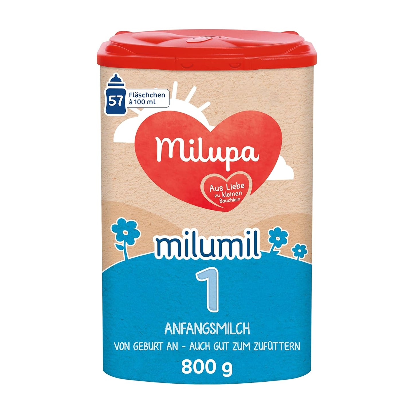 Milupa Milumil Pre, Melkpoeder voor baby's - Met belangrijke voedingsstoffen en zonder palmolie - 800 g Naty Shop 800 gram Milumil 1