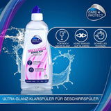 CARE + PROTECT- Extra Shine Universeel Glansmiddel voor vaatwassers / Voor alle vaatwassers / Sneldrogend / 500 ml Keukenwasmiddelen Naty Shop
