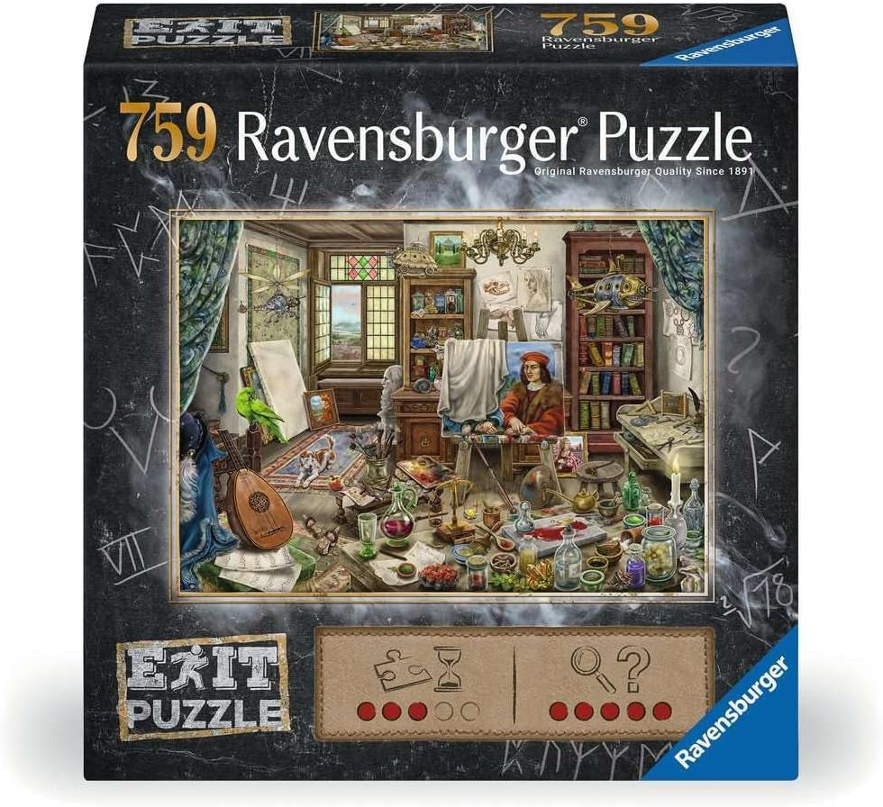 Ravensburger EXIT puzzel 16782 The Artist's Studio puzzel van 759 stukjes Naty Shop standaardtitel