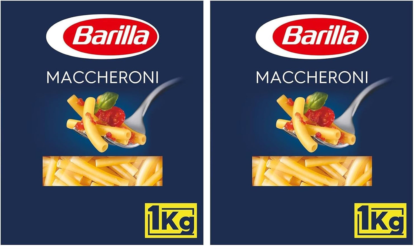 Barilla durumtarwepasta Maccheroni n. 44 – Pak van 1 (1x1kg)