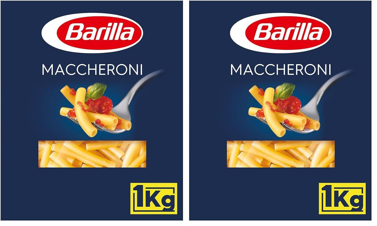 Barilla durumtarwepasta Maccheroni n. 44 – Pak van 1 (1x1kg)