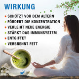 ORIGEENS BIO MATCHA CEREMONIAL GRADE "SHIKA" - Biologische Japanse thee van Shizuoka - Matcha Latte/Usucha - Navulzakje van 30 g - Ceremoniële kwaliteit biologische Matcha groene theepoeder