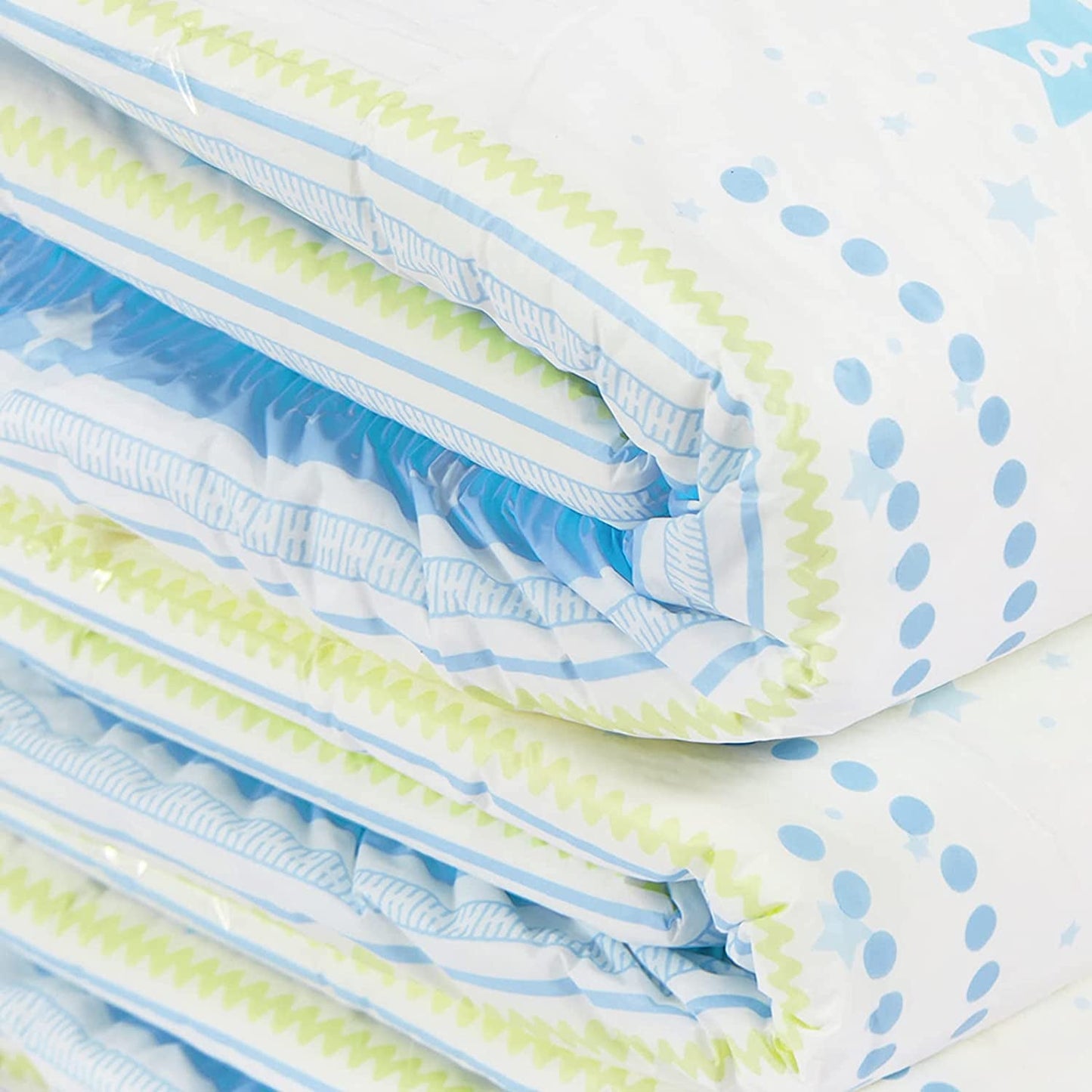 Luiers met print voor volwassenen, 5500-5800 ml, 2 stuks, 3 prints, willekeurig assortiment - Astro Babies (L)