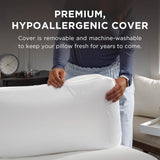 TEMPUR-PEDIC Symphony Kussen Gemaakt van traagschuim, Luxe, Zacht, Standaard, Wit Standaard kussens Naty Shop