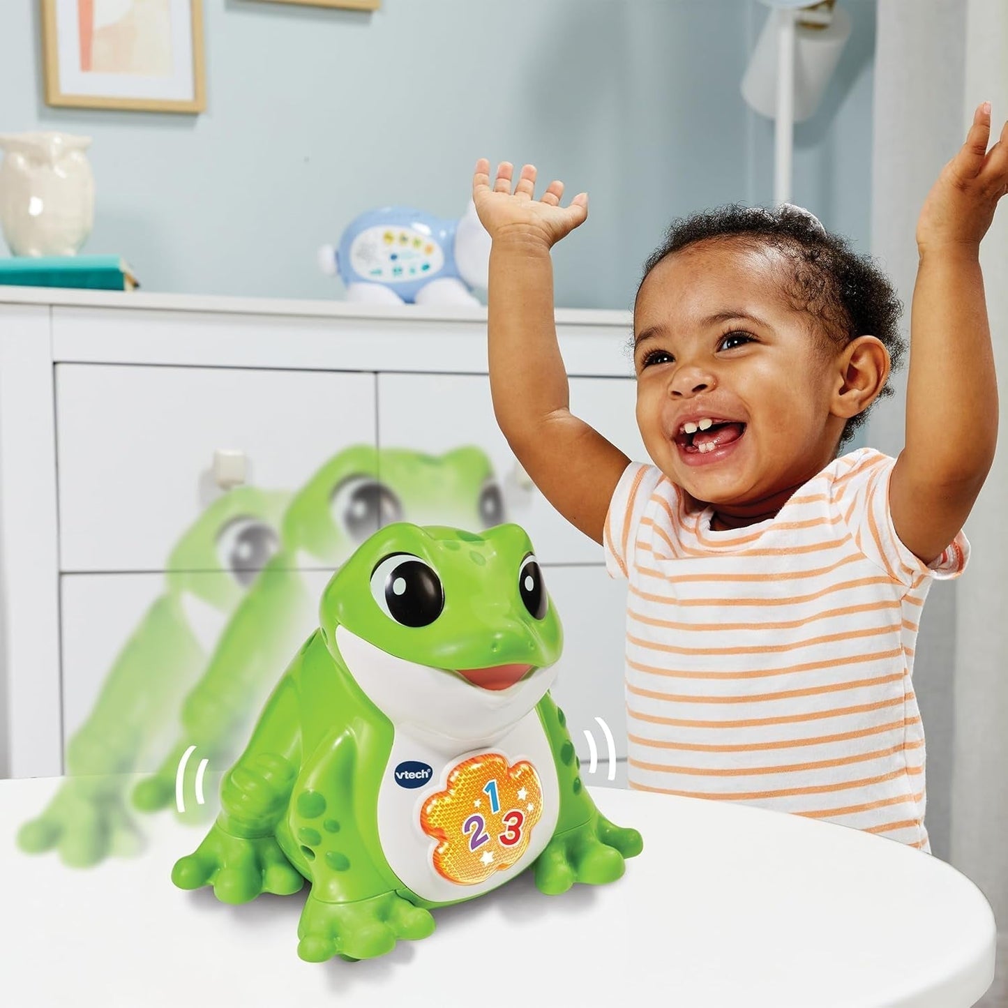 Vtech Baby Springkikker - Sprekende springkikker met 3 liedjes en 12 liedjes - Voor kinderen van 12-36 maanden Babyspeelgoed Naty Shop