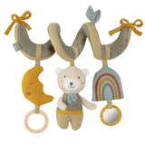 Fehn Activity Spiral Sleeping Forest - kinderwagenspeelgoed aanraken en vasthouden - babyspeelgoed voor bed, box, kinderwagen en autostoel - motorisch speelgoed voor baby's en peuters vanaf 0+ maanden Babyspeelgoed Naty Shop Nature of the Bear