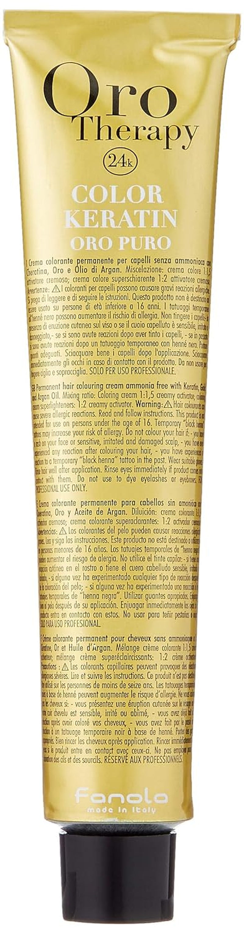 Fanola Oro Therapy Color Keratin 5.0 100ml Haarverf Naty Shop