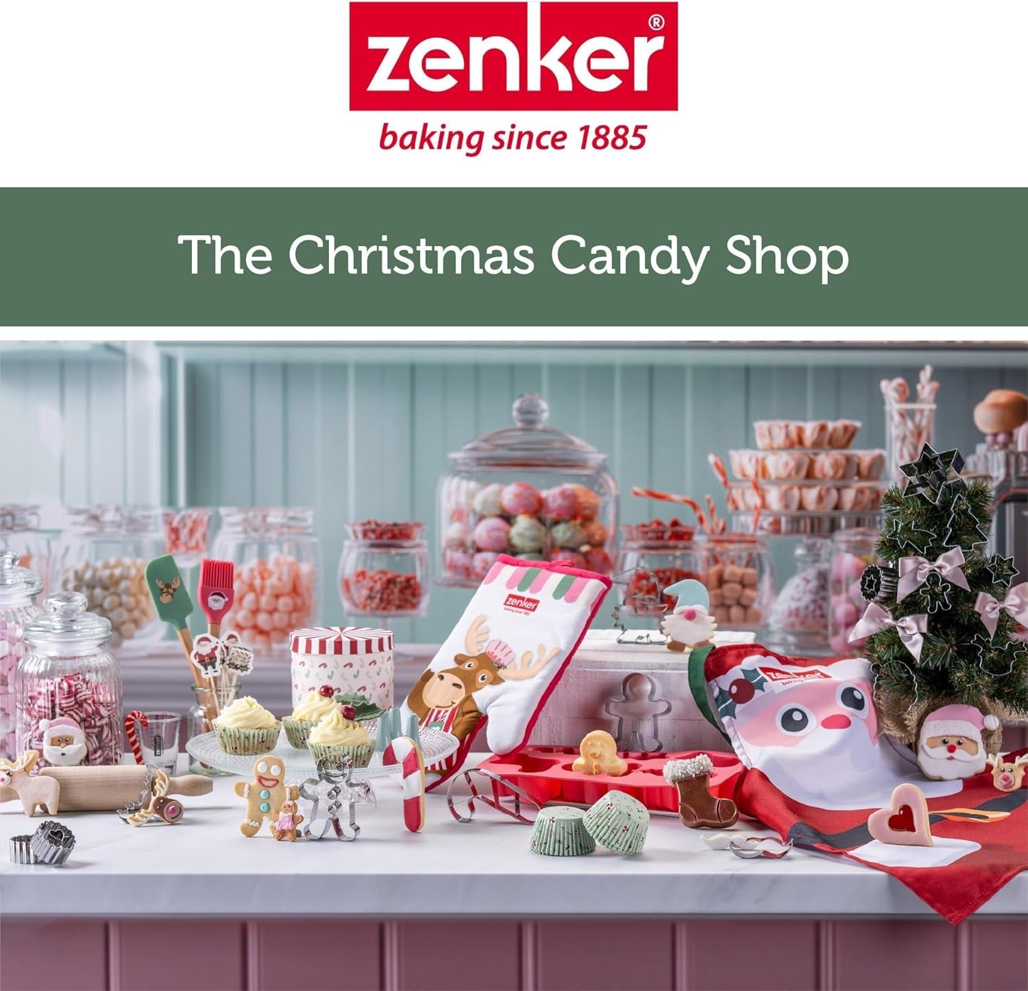 Zenker Ausstecher-Set Linzer Herz und Stern aus Edelstahl – Perfekt für Weihnachtskekse, 3-teilig, inkl. Geschenkverpakkingen, speelgoedartikelen en roestvrij – The Christmas Candy Shop