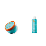 Marokkaanseolie haarversterkingsmasker Naty Shop haarmasker 250 ml (1 verpakking) pakket met regenererende shampoo